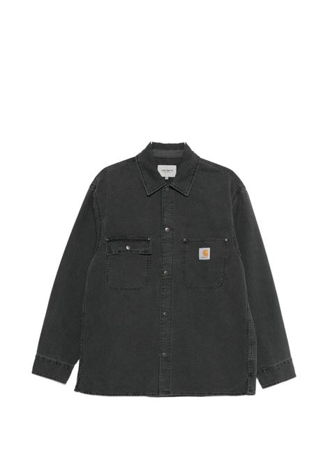 giacca camicia parrish uomo grigia CARHARTT WIP | I0364853IY.06